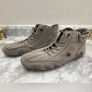 LDECK Unisex Gray Barefoot High-Top Sneakers hiking outdoor non-slip size 9